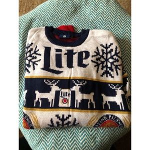 Miller lite Holiday Sweater